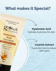 Globus Naturals Hyaluronic Acid Face Wash Refresh, Replenish Radiate Skin For All Skin Types 50gm