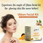 Globus Naturals Dazzling Diwali Gift Box Set of 3,  Multani Mitti Face Wash 75gm, Ubtan Facial Kit 40gm, Rose Toner 100gm