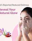 Globus Naturals Ayurvedic Kumkumadi Skin Lightening Face Scrub, Enriched with Walnut & Lotus Extract, Chemical Free, Cruelty Free, Suitable For All Skin Types, 50 gm