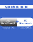 Globus Naturals 2% Sali-Cinamide Face Wash  Enriched with Hyaluronic Acid &  Vitamin-E Suitable for All Skin Types 50gm