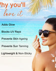 Hydra Gel Sunscreen With Goodness of Sunflower & AloeVera For Sun Protection All Skin Types 100gm