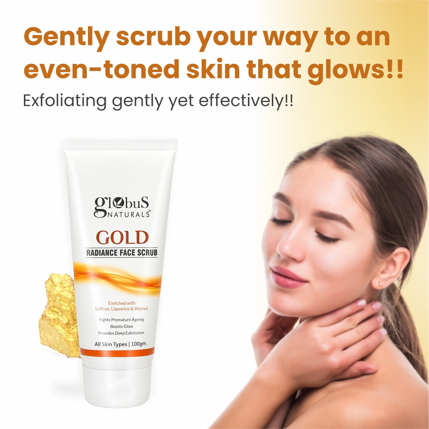 Reveal Radiance Naturally with Our Gentle Face Scrub Range