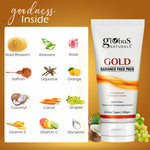 Globus Naturals Summer Sizzle Set - Sunscreen Lotion SPF 50++ 100 ml & Gold Face Pack 100 gm