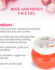 Summer Sizzle Set - Sunscreen Lotion SPF 50++ 100 ml & Rose & Honey Face Gel 100 gm