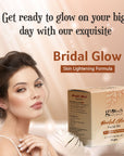 Globus Naturals Dazzling Diwali Gift Box Set of 3 Bridal Glow Facial Kit 40 gm, Gold Peel Off Mask 75gm & Rose Toner 100 ml