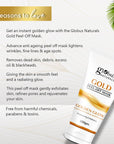 Gold Peel Off Mask Enriched with Vitamin-E, For Golden Glow & Radiance