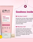 Globus Naturals Rice Ceramide Face Wash For Korean Glass Skin Glow Suitable For All Skin Types, 100gm