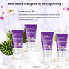 Globus Naturals Pre & Post Holi Ritual Herbal Kumkumadi skin care Gift Box, For All Skin Types, Both Men & Women, Set of 4 - Face Wash 100 gm, Face Scrub 100 gm, Face Cream 100 gm & Face Pack 100 gm
