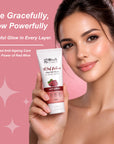 Red Wine Anti-Ageing Peel Off Mask for Glowing & Youthful Skin | Boosts Elasticity & Firmness | Deep Hydration | Improves Skin Texture & Skin Barrier | Anti-Aging Face Mask for Women & Men | 75g