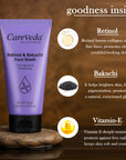 CareVeda Retinol & Bakuchi Face Wash For Anti Ageing & Revitalizing Suitable For All Skin Type 100gm