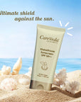 CareVeda Glutathione Sunscreen SPF 50++ Enriched with Hyaluronic & Kojic Acid For All Skin Types 50gm