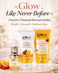 Vitamin C Skincare Combo For Brightening, Anti-Dullness & Sun Protection 225gm