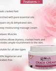 Crack Cream For Dry Cracked Heels & Feet 100 g