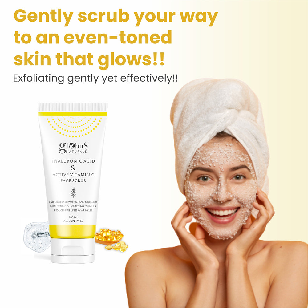 Reveal Radiance Naturally with Our Gentle Face Scrub Range