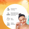 Globus Remedies Summer Sizzle Set - Glosika Sunscreen Lotion SPF 50++ 100 ml & Papaya Face Wash 100 ml