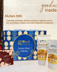 Globus Naturals Mom's Radiant Retreat Multani Mitti Bliss Gift Box Set of 2- Face Wash 75 gm and Face Pack 50 gm, Chocolate box