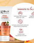 Globus Naturals Summer Sizzle Set - Sunscreen Lotion SPF 50++ 100 ml & Kesar Chandan Peel Off Mask 100 gm