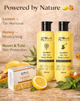 Detan Body Care Summer Kit  For Tan Removal, Deep Cleansing & Hydration 600ml