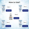 Globus Naturals Diamond Gift Box - Set of 5,  Face wash, Face Cream, Face Scrub, Face Pack, & Face Serum