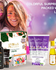 Globus Naturals Pre & Post Holi Ritual Ayurvedic & Herbal Skincare Gift Box, For All Skin Types, Both Men & Women