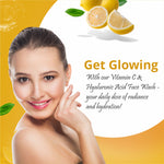 CareVeda GlowGetter - Refreshing Vitamin C & Hyaluronic Acid Face Wash, With Anti Aging Benefits, For All Skin Types, 100 gm
