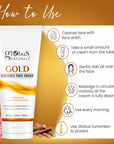 Gold Radiance Anti Ageing & Brightening Face Cream, Skin Lightening Formula, Reduces Fine Lines & Wrinkles, 100gms