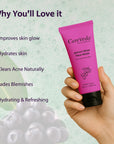CareVeda Jamun Glow Face Wash For Even Toned Skin Suitable For All Skin Types 100gm