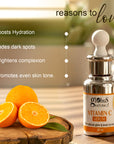 Globus Naturals Vitamin C Face Serum, for Natural Glow & Even Skin Tone, 30 ml