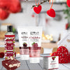 Globus Naturals Cupid's Collection Valentine Gift Box with Red Wine Skincare, set of 5, Box includes - Red Wine Body Wash 100ml, Red wine Face Wash 75 gm, Red Wine Facial Kit 40 gm, Peel off Mask 100gm, Chocolate box