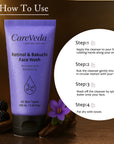 CareVeda Retinol & Bakuchi Face Wash For Anti Ageing & Revitalizing Suitable For All Skin Type 100gm