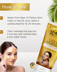 Gold Peel Off Mask Enriched with Vitamin-E, For Golden Glow & Radiance