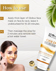 Gold Peel Off Mask Enriched with Vitamin-E, For Golden Glow & Radiance