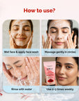 Globus Naturals Retinol Saffron & Milk Face Wash Radiant, Glowing Skin For All Skin Types 50gm