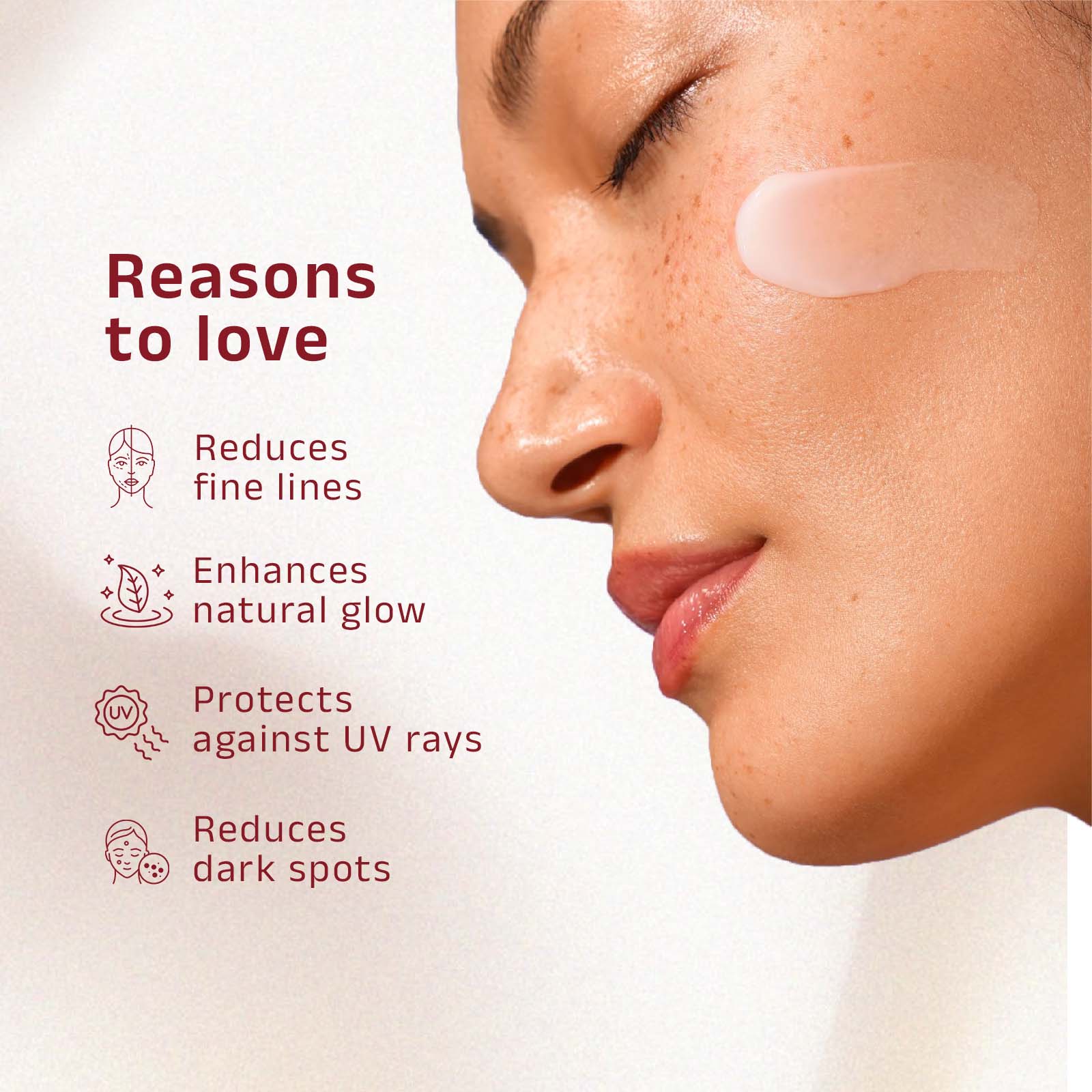 CareVeda Glutathione Anti-Pigmentation Face Cream Enriched with Kojic Acid &amp; Niacinamide  50gm