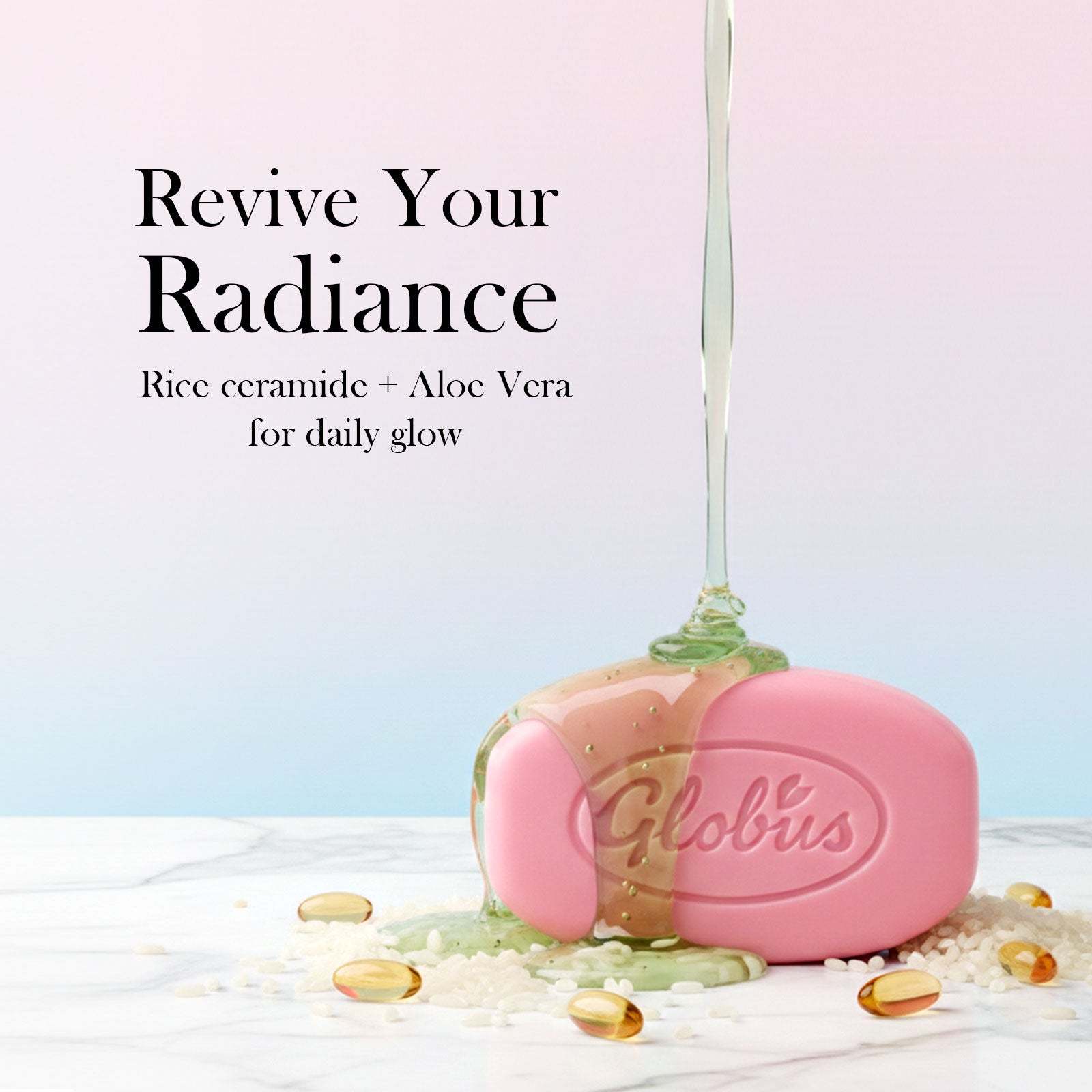 Globus Naturals Rice Ceramide Glow Face Soap | 75gm
