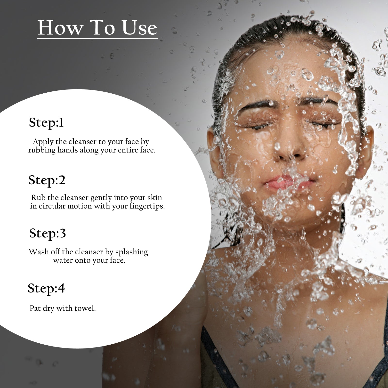 Niacinamide &amp; D-Panthenol Face Wash, Reduces Dark Spots &amp; Hyperpigmentation, Suitable for Oily &amp; Sensitive Skin 50gm