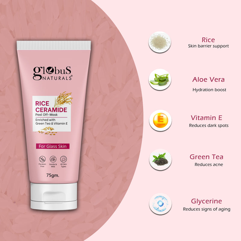 Rice Ceramide Peel Off Mask For Korean Glass Skin 75gm