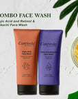 CareVeda Skin Radiance Combo – Kojic Acid, Retinol & Bakuchi Face Wash (Set of 2)