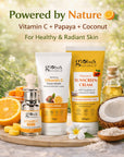 Vitamin C Skincare Combo For Brightening, Anti-Dullness & Sun Protection 225gm