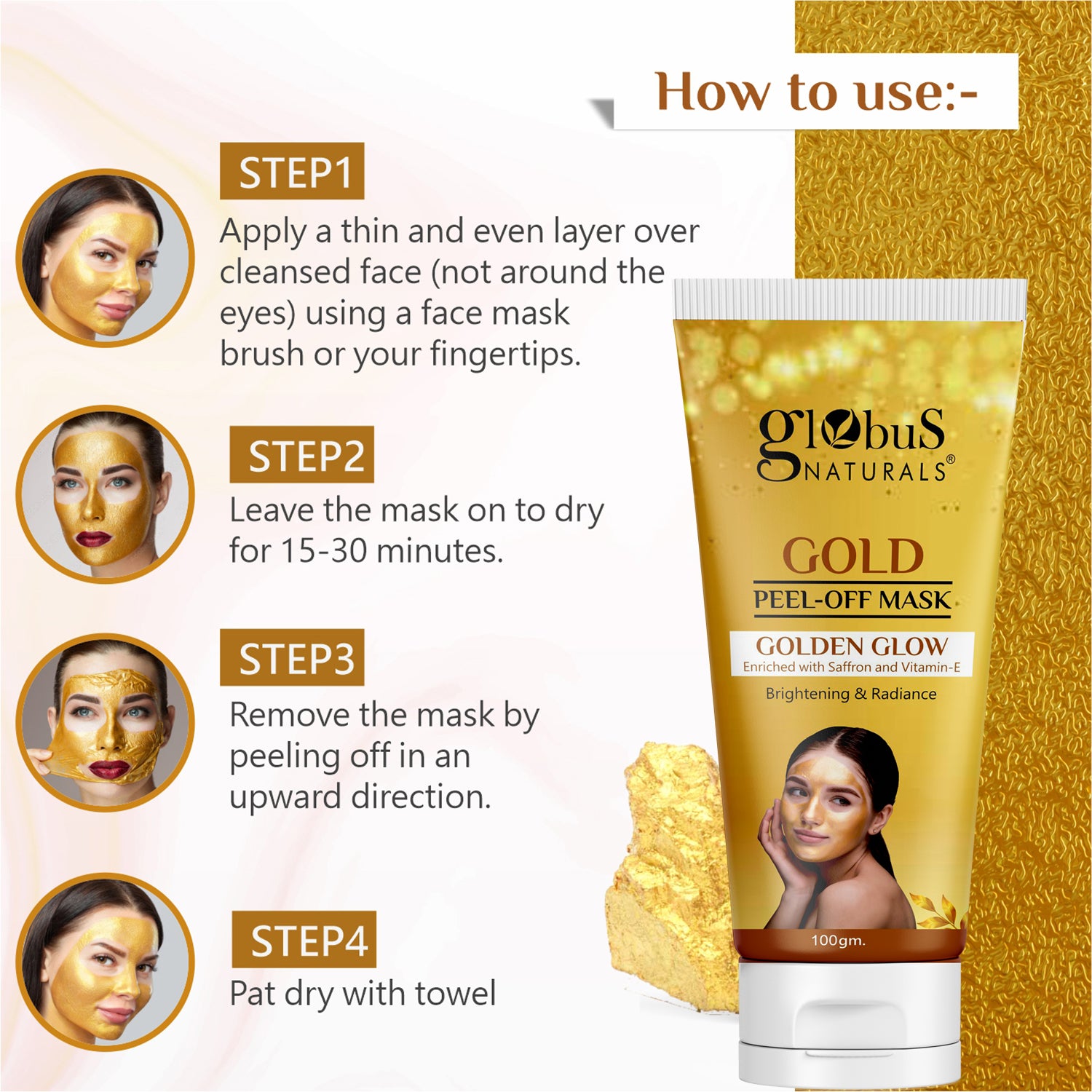 Gold Peel Off Mask 100 ml