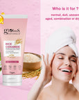 Rice Ceramide Combo For Korean Glass Skin, Set of 2, Face wash & Face Toner