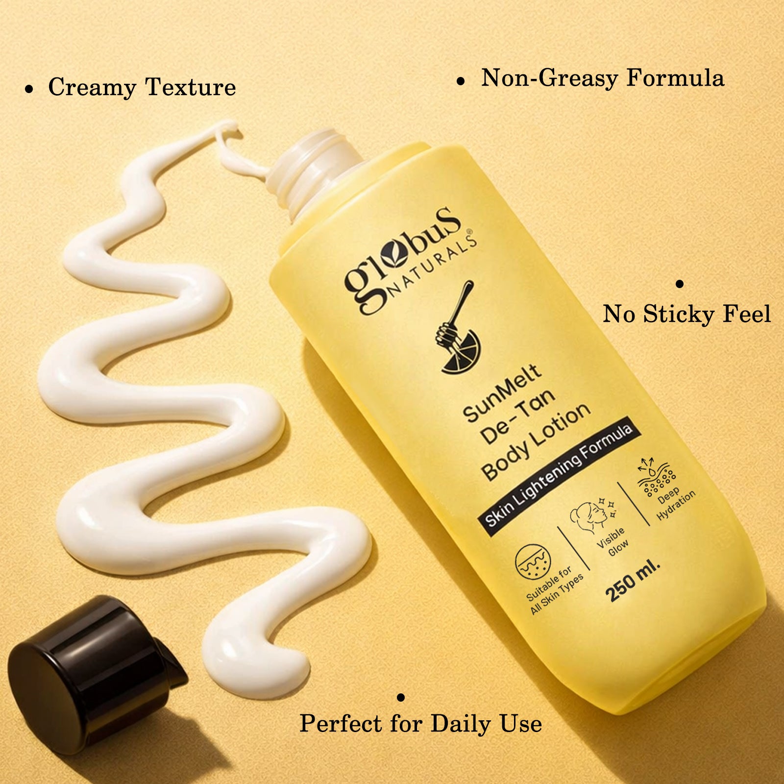 SunMelt De-Tan Body Lotion – Skin Brightening &amp; Tan Removal Lotion  250 ml