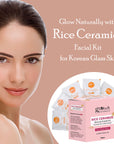 Rice Ceramide 6 Step Facial Kit For Korean Glass Skin, 40 gm