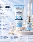 Diamond Radiance Duo, Face Cream & Serum for Luminous Glow, Deep Hydration & Smooth, Radiant-Looking Skin for Men & Women