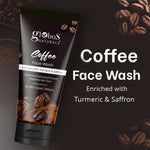 Globus Naturals Coffee Face Wash Deep Pore Cleansing Formula Brightens Skin Tone, Suitable For All Skin Types, 100 gm