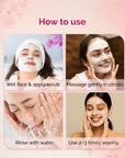 Globus Naturals Rice Ceramide Revival Scrub For Hydrated Glow Skin, Enriched With Coffee & Wallnut, Suitable for All Skin Types 50gm