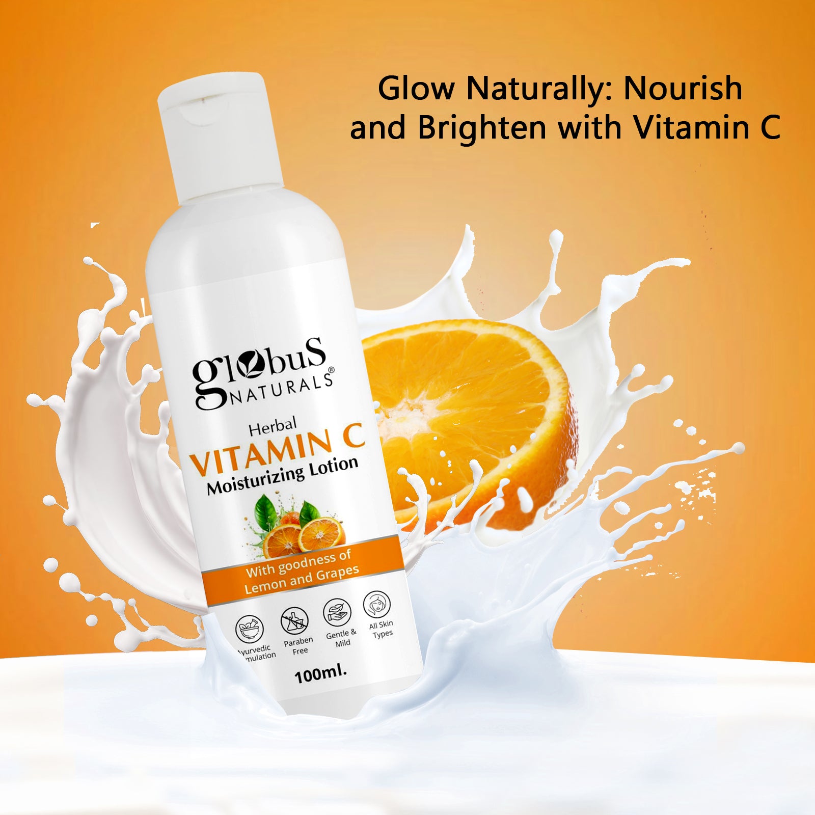 Body Lotion Combo Set of 2, Kesar Chandan &amp; Vitamin C Body Lotion, 200ml