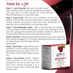 Globus Naturals Anti-Ageing Red Wine 6 Step Facial Kit, For Reducing Fine Lines & Wrinkles, Suitable For All Skin Types, 40gm