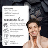 Globus Naturals Anti-Pollution Charcoal Men 6 Step Facial Kit, For Oil Control & Blackhead Removal, Suitable For Oily & Acne Prone Skin, 40gm
