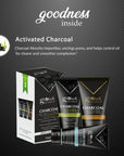 Globus Naturals Charcoal Trio Kit 300 gm with Chocolate Box